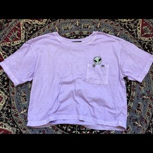 alien crop top